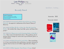 Tablet Screenshot of lee-phillips.org